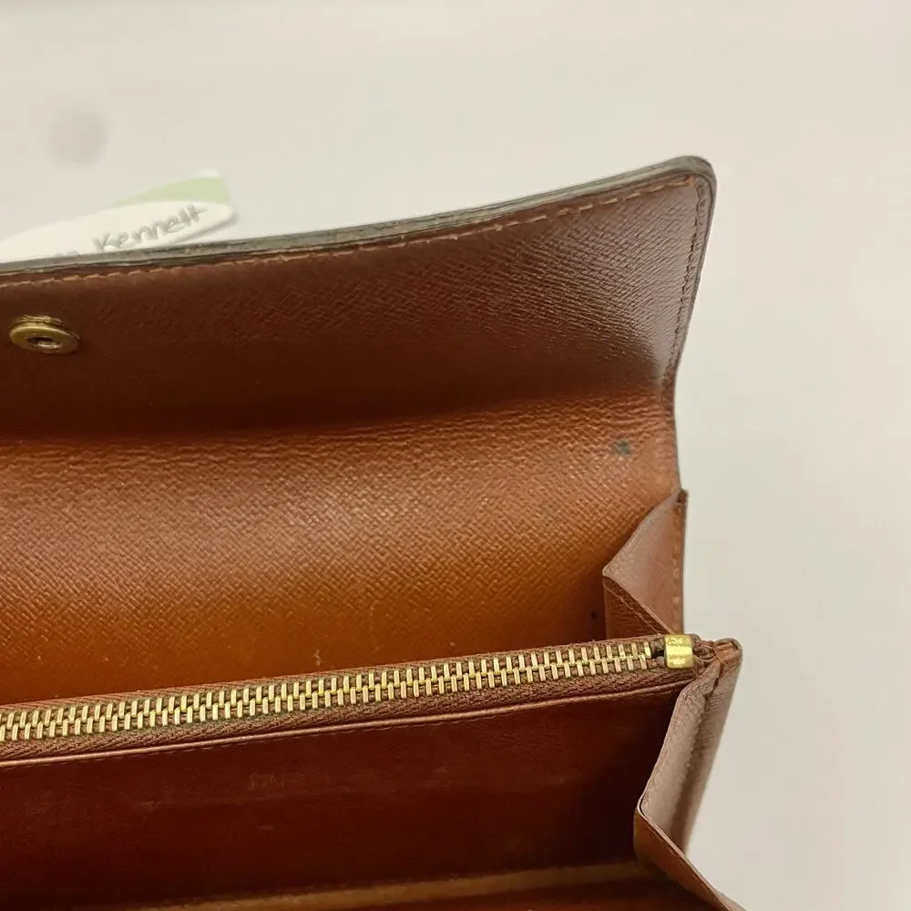 Louis Vuitton Long Sarah Large Monogram Canvas Wallet Vintage - Picture 12 of 16